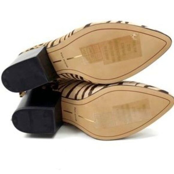 Dolce Vita Coltyn Calf Hair Leopard Ankle Bootie Size 7M Might Fit More Like 6.5 - Picture 8 of 15